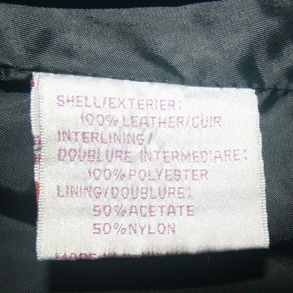 Genuine Elico Ethiopian Leather Women's Jacket Size XL Black - Picture 10 of 10